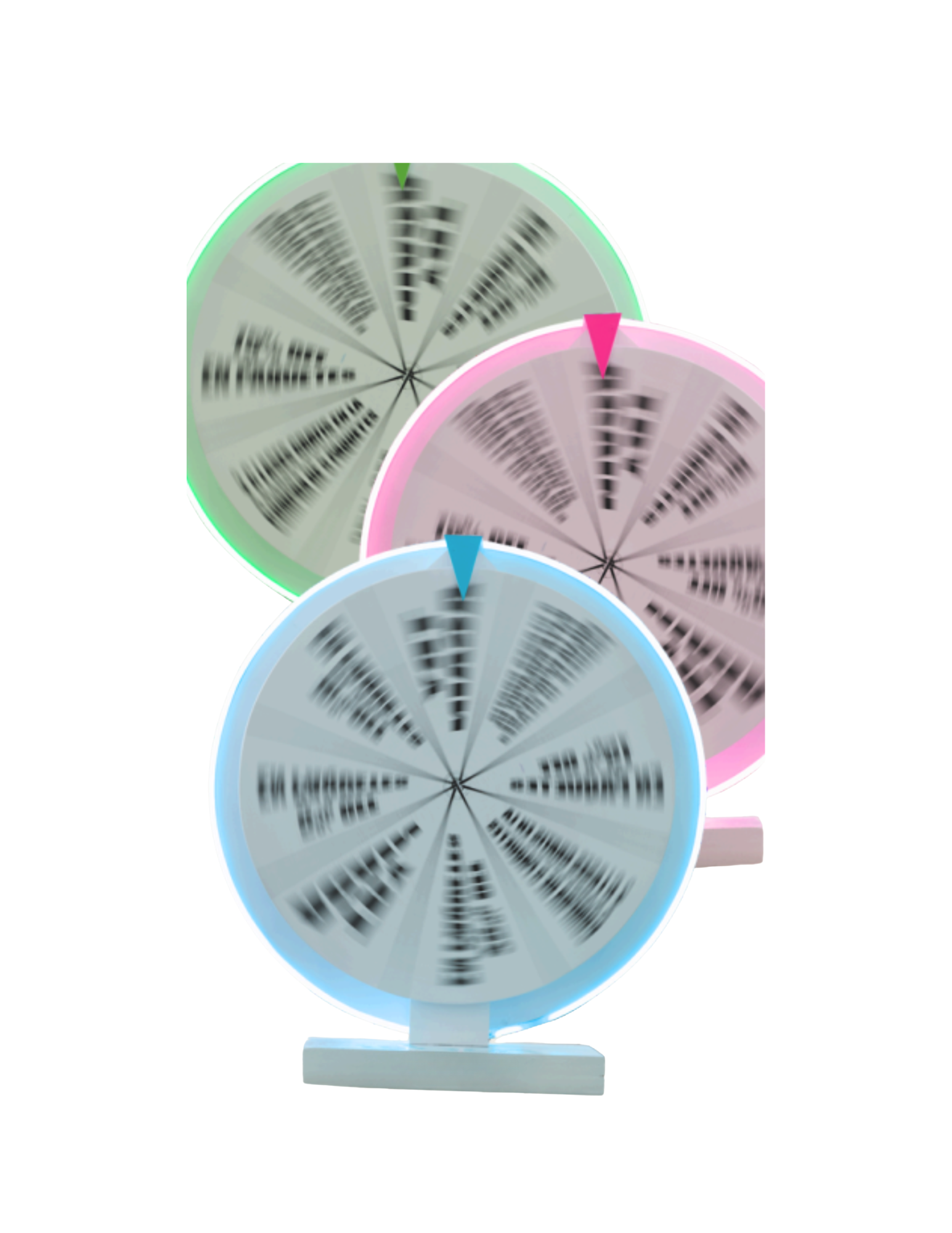 Ruleta Madera con Luz led