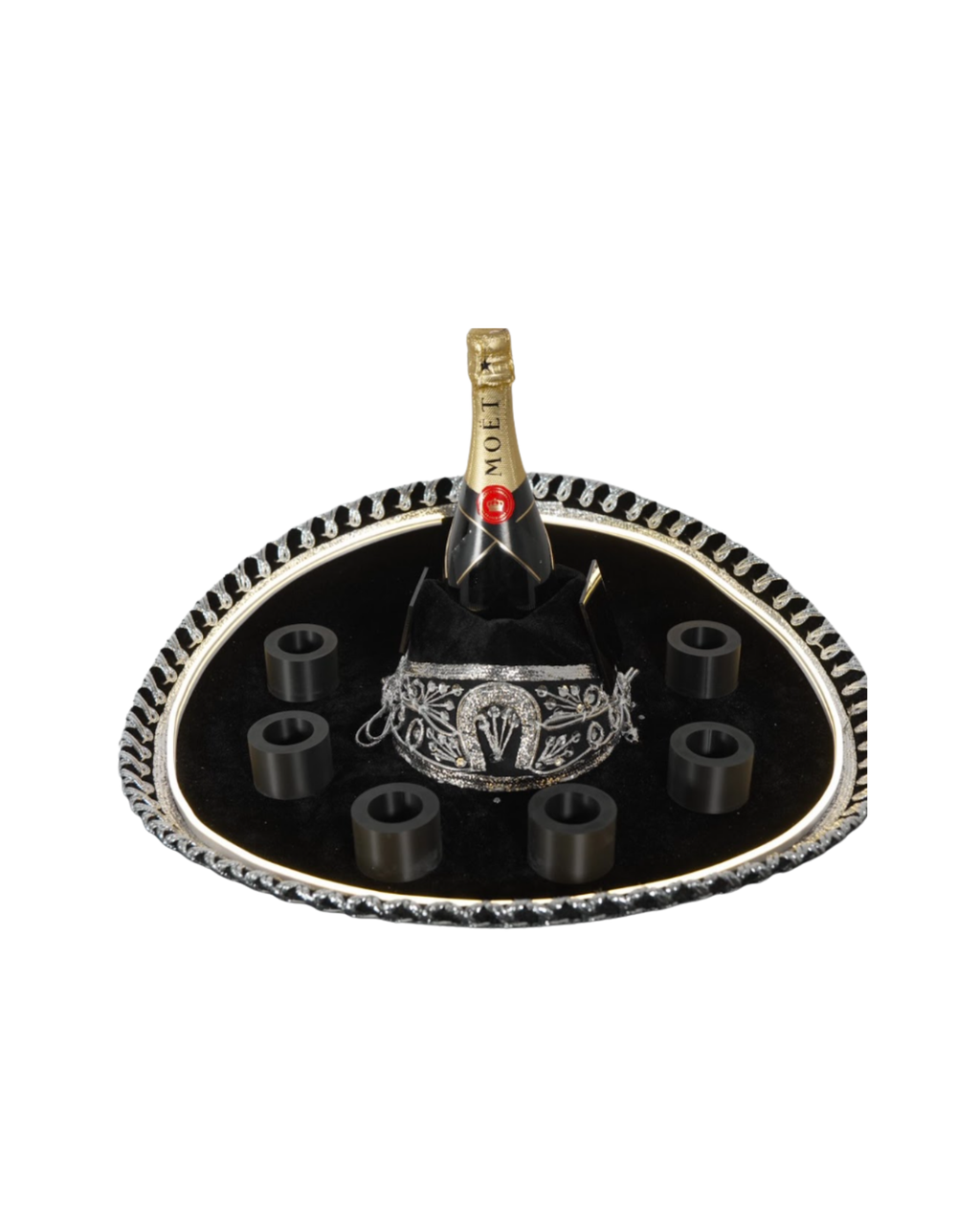 SOMBRERO MARIACHI SHOTS y BOTELLA