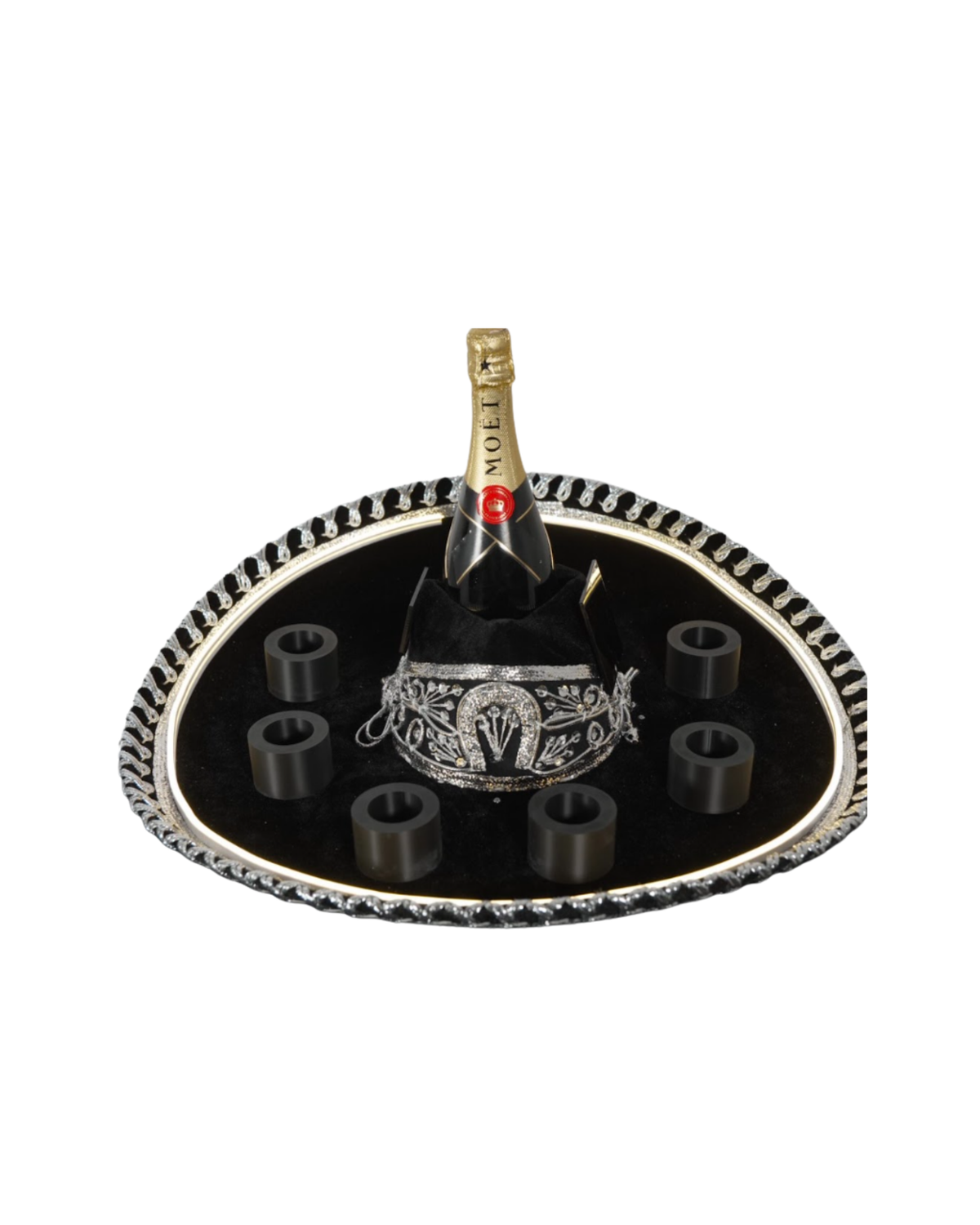 SOMBRERO MARIACHI SHOTS y BOTELLA