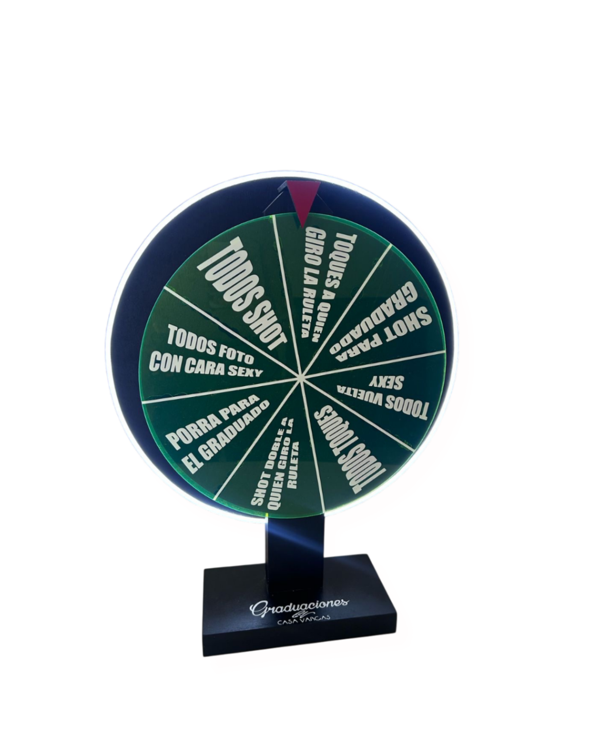 RULETA ACRILICO LED